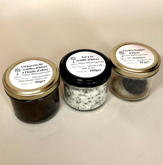 Lot de nos 3 spécialités à la truffe d'hiver grand format
